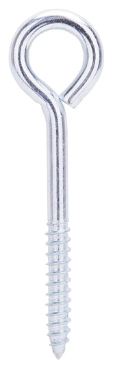 ProSource LR252 Lag Screw Eye, 9.3 mm Thread, Screw Thread, 2 in L Thread, 1-3/8 in Dia Eye, 302 lb Working Load, Steel